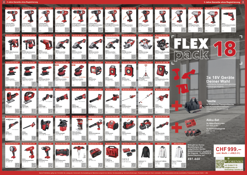 Aktion: Best of Flex - 3 Geräte nach Wahl